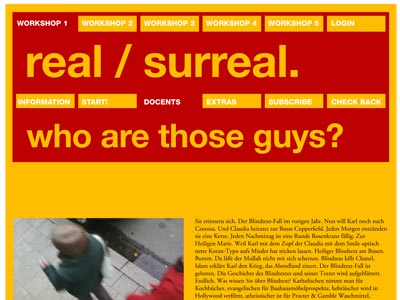 preview of the webpage