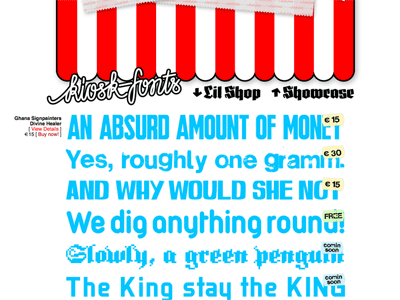 kisk fonts prefiew
